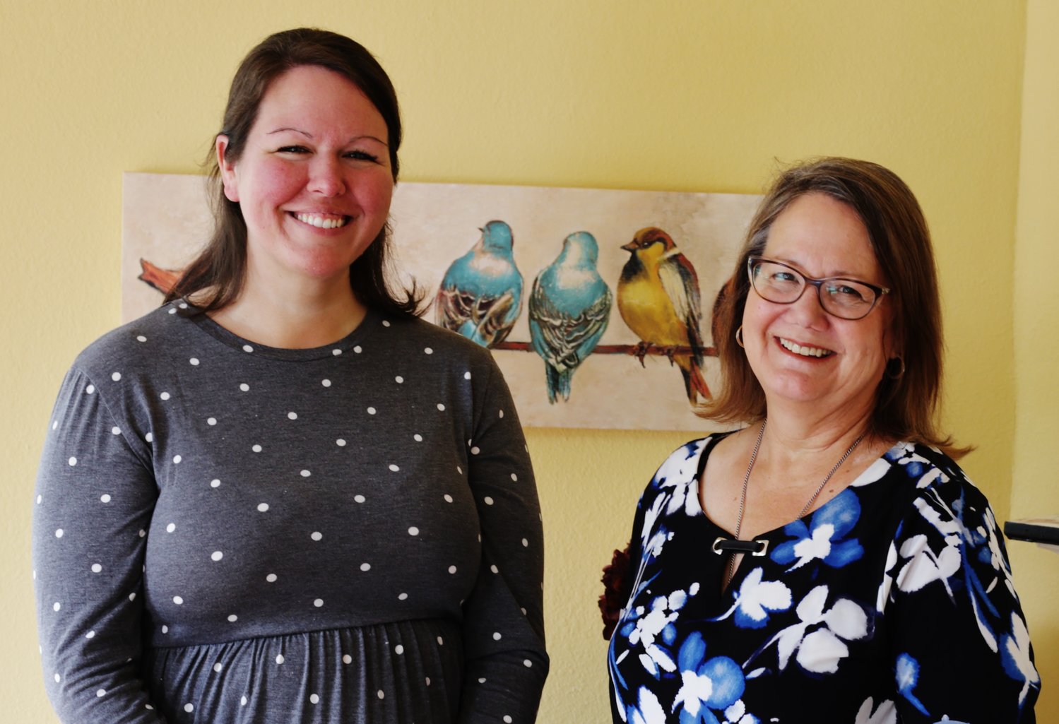 Kelly Leevey (left) and Kathryn Wortz of Clover Educational Consulting Group.